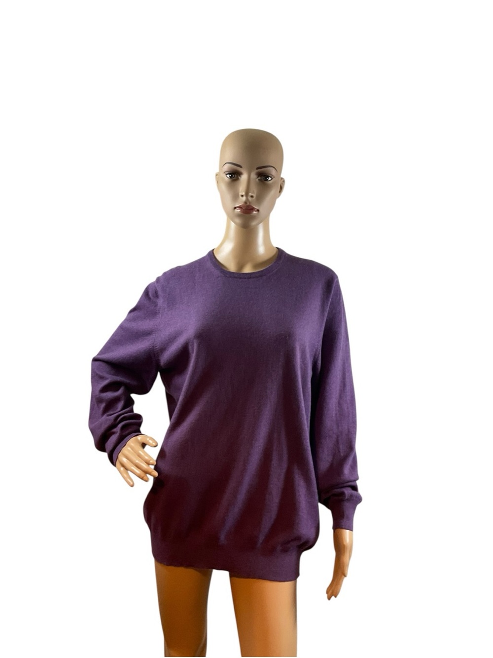 Gran Sasso Violet Cashmere Sweater